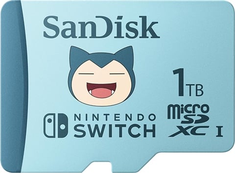 SanDisk Nintendo Switch Pokemon Snorlax 1TB microSDXC Card UHS-I